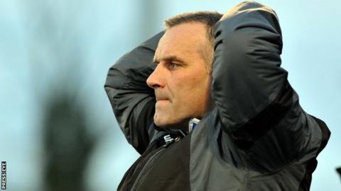 Ballymena United manager Glenn Ferguson