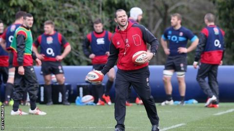 England coach Andy Farrell
