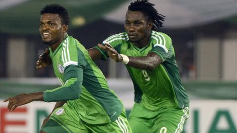 Nigeria players celebrate