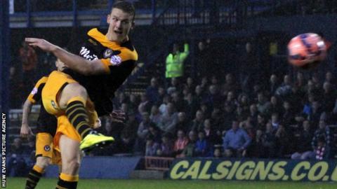 Yan Klukowski of Newport County