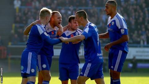 Halifax players celebrate