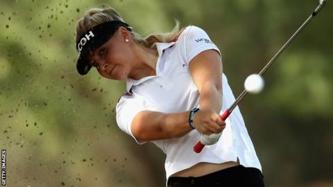 Charley Hull misses out on Australian Masters win - BBC Sport