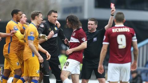 John-Joe O'Toole is sent off
