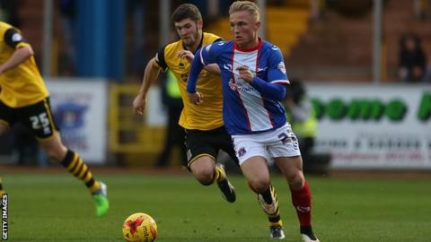 Carlisle United midfielder Kyle Dempsey