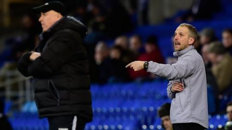 Russell Slade (R) and Paul Trollope