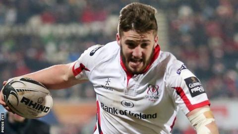Ulster centre Stuart McCloskey