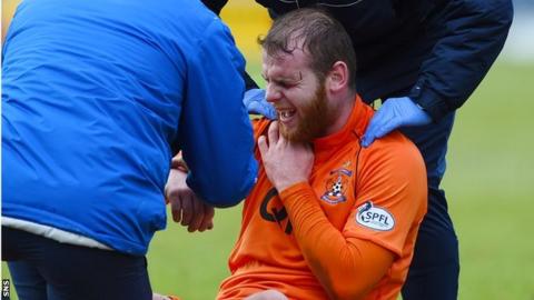 Kilmarnock's Mark Connolly could be out for a number of weeks