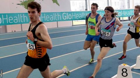 Paul Pollock on his way to victory in Athlone 10 days ago