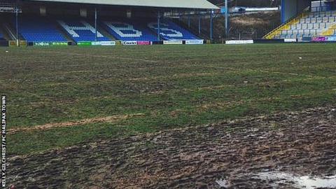 Halifax Town pitch