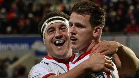 Ulster beat the Scarlets 25-20