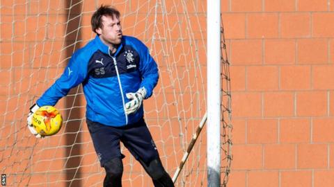 Rangers goalkeeper Steve Simonsen