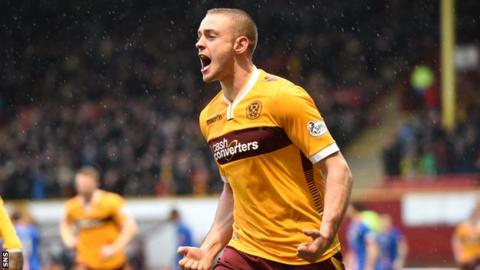 Louis Laing opened the scoring for Motherwell.