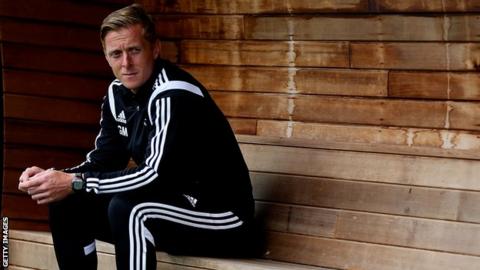 Swansea manager Garry Monk