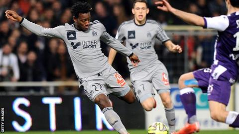 Marseille forward Michy Batshuayi