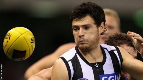 Martin Clarke played for Collingwood in the AFL
