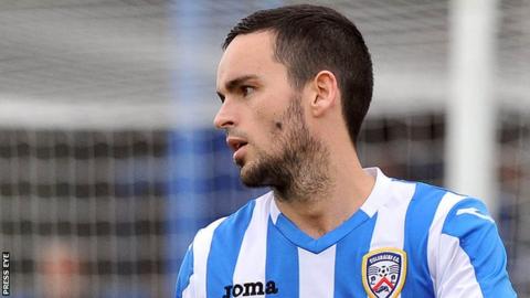 Coleraine midfielder Neil McCafferty