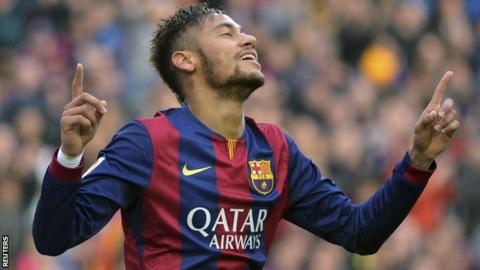Barcelona forward Neymar