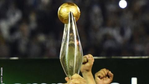 African Champions League trophy