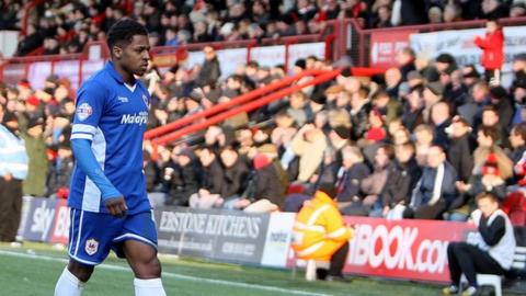 Kadeem Harris scored two goals in 11 matches during a loan spell for Brentford in 2013-14 season
