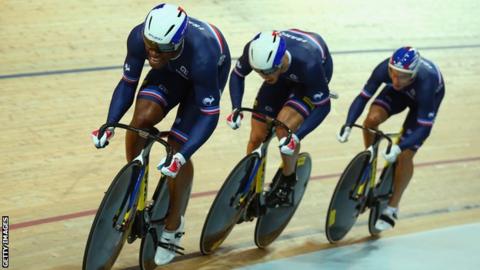 French men's team sprint win world championship gold