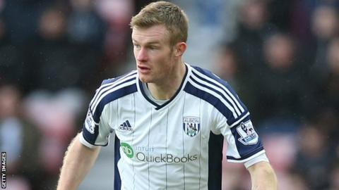 West Brom's Chris Brunt