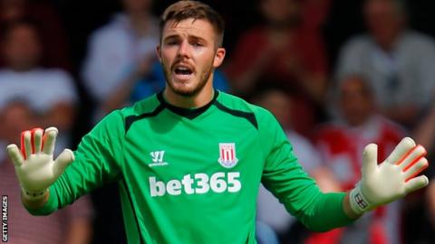 Jack Butland of Stoke City