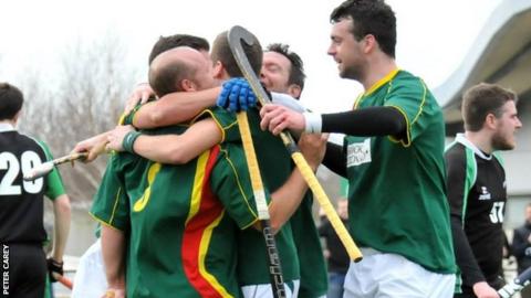 Guernsey celebrate a goal