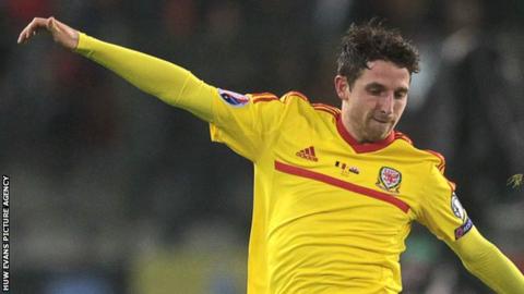 Joe Allen of Liverpool and Wales
