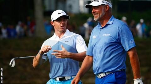 Rory McIlroy with Darren Clarke