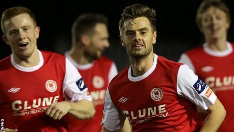 Greg Bolger scored a sensational long-range goal for St Patrick's Athletic