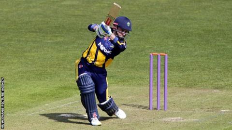 Acting captain Mark Wallace top-scored for Glamorgan with 64