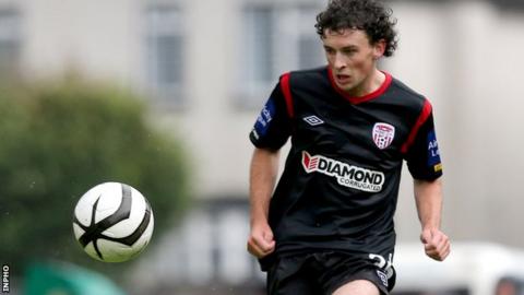 Barry McNamee scored on his 100th Derry appearance
