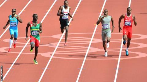 Daundre Barnaby at the London Olympics