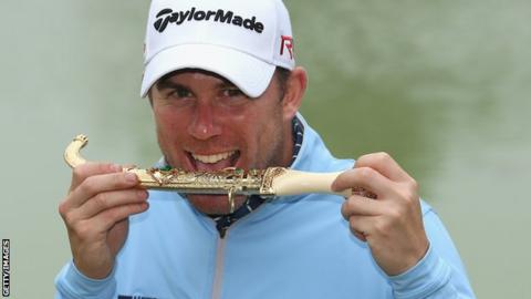 Richie Ramsay with the Trophee Hassan II
