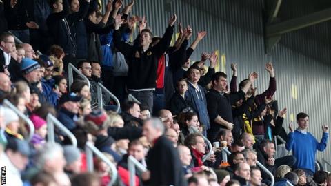 Watford Ladies fans