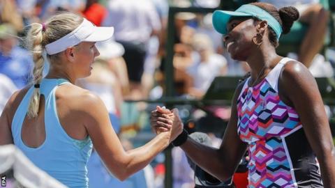 Caroline Wozniacki and Venus Williams