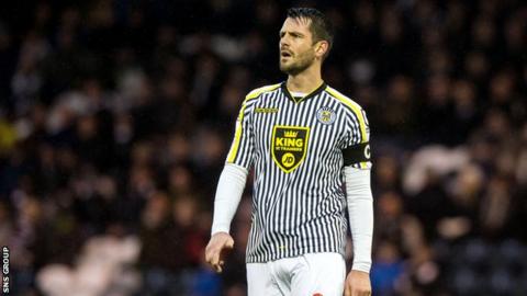 St Mirren captain Steven Thompson