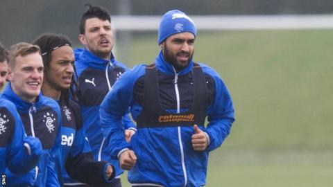 Josef Shirdel (right) trains with Rangers