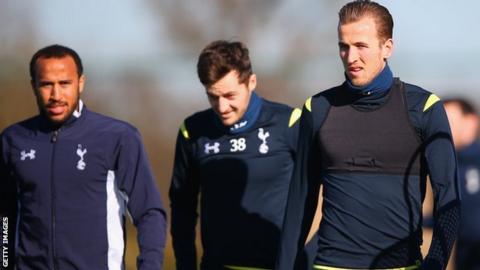 Andros Townsend, Ryan Mason and Harry Kane