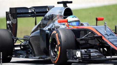 McLaren driver Fernando Alonso