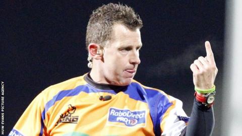 Welsh rugby referee Nigel Owens