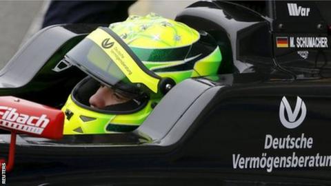 Michael Schumacher's son Mick Schumacher