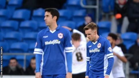 Peter Whittingham (left) and Craig Noone (right) of Cardiff City