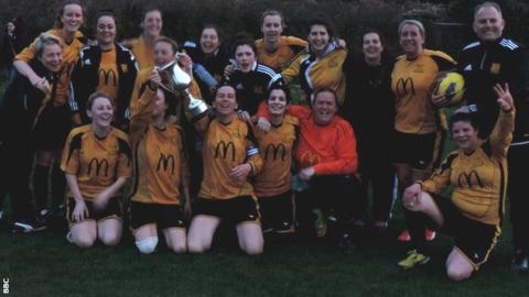 St Paul's celebrate with the trophy