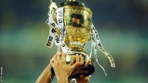 The IPL trophy