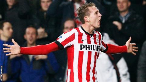 PSV striker Luuk De Jong