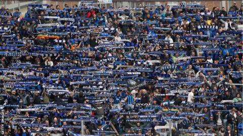 Atalanta fans