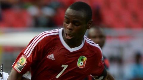 Congo midfielder Prince Oniangue
