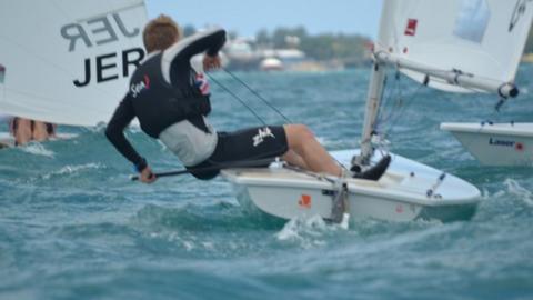Sailing at the 2013 island Games in Bermuda