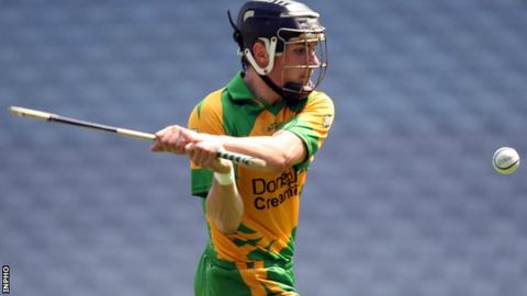 Ciaran Mathewson scored in the opening seconds of the play-off replay